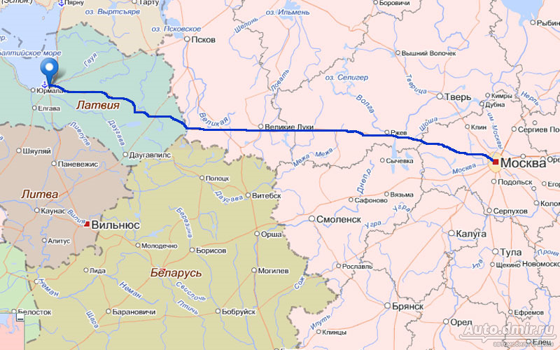 Москва - Рига 